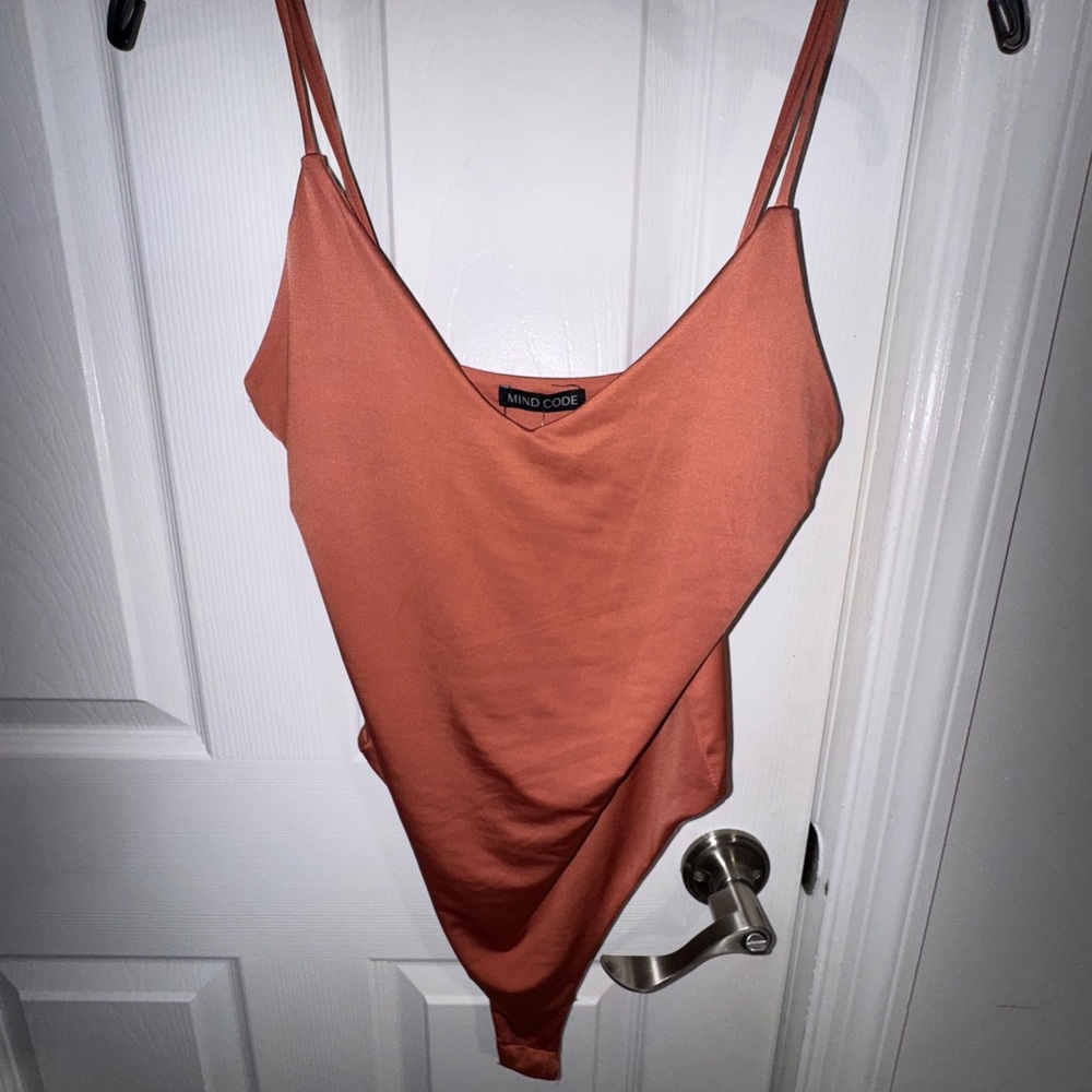 Mind Code Women's Rust Bodysuit